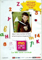 Verso de Pif Gadget (Nouvelle série) -8- Pif et la créature invisible