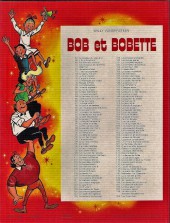 Verso de Bob et Bobette (3e Série Rouge) -177a1982- L'arche de babylone