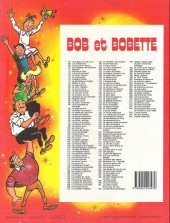 Verso de Bob et Bobette (3e Série Rouge) -205a1989- Le chat teigne