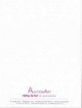 Verso de (Catalogues) Ventes aux enchères - Divers - Ventes aux encheres AuctionArt - Remy le Fur - Vendredi 20 Mai 2016 - Drouot Paris