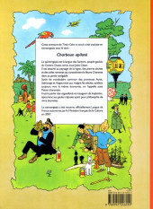 Verso de Tintin (en langues régionales) -19Saintongea- Charboun Apiloté
