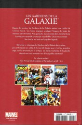 Verso de Marvel Comics : Le meilleur des Super-Héros - La collection (Hachette) -11- Les gardiens de la galaxie