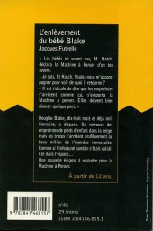 Verso de (AUT) Ferrandez -45- L'enlèvement du bébé Blake