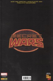 Verso de Secret Wars : Spider-Man -5VC1- Je serai toujours là pour vous