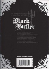 Verso de Black Butler -1a- Black Host