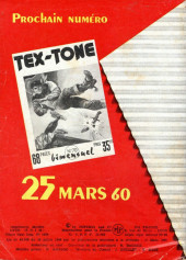 Verso de Tex-Tone (Impéria) -69- Mike Gibbon du camp Blackwood