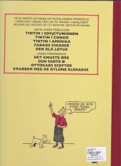 Verso de Tintin (en langues étrangères) -5danois- Le lotus Bleu