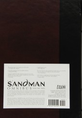 Verso de The sandman (DC comics - 1989) -OMNI02- The Sandman Omnibus Volume Two