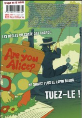 Verso de Are you Alice ? -4- Tome 4