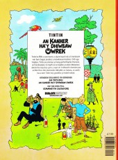 Verso de Tintin (en langues étrangères) -9Cornish- An kanker ha'y dhiwbaw owrek