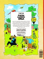 Verso de Tintin (en langues étrangères) -9Irlandais- Portan na nordog orga