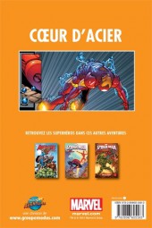 Verso de Iron Man - Les aventures (Presses Aventure) -1- Cœur D'acier
