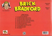 Verso de Luc Bradefer - Brick Bradford (Coffre à BD) -SQ21- Brick bradford - strips quotidiens tome 21