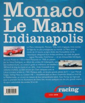 Verso de Courses de légendes -HS- Racing 1950 1970 - Monaco, Le Mans, Indianapolis