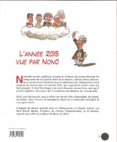 Verso de (AUT) Nono -2015- L'année 2015 vue par Nono - Je te dessine Liberté