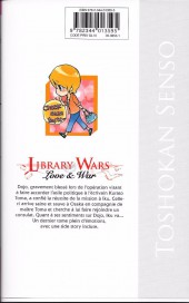 Verso de Library wars - Love and War -15- Tome 15
