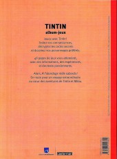Verso de Tintin - Divers -AJ4- Album-jeux 4