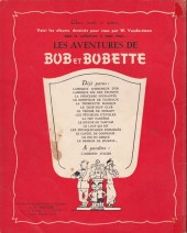Verso de Bob et Bobette (2e Série Rouge) -2b1956- La princesse enchantée