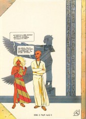 Verso de La nuit des archées -a1985- Une aventure d'Anaelle et Myrios