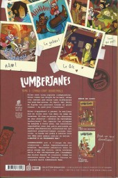 Verso de Lumberjanes (Urban Comics) -1- L'ange-chat redoutable
