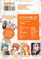 Verso de Monster Musume - I Love Monster Girls -2- Volume 2