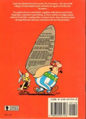 Verso de Astérix (en anglais) -22c1985- Asterix and the great crossing