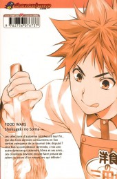 Verso de Food Wars ! -13- Tome 13