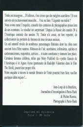 Verso de Tintin - Divers -2011/01- Tintin & les filles