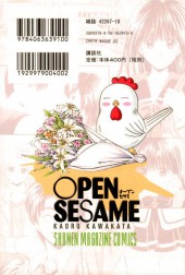 Verso de Open Sesame -18- Vol. 18