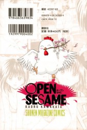 Verso de Open Sesame -20- Vol. 20