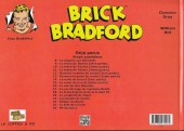 Verso de Luc Bradefer - Brick Bradford (Coffre à BD) -SQ22- Brick bradford - strips quotidiens tome 22
