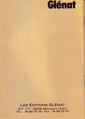 Verso de (Catalogues) Éditeurs, agences, festivals, fabricants de para-BD... - Glénat - 1993 - 94 - Catalogue