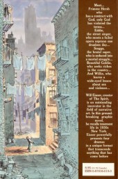 Verso de A Contract With God and Other Tenement Stories (1978) -a1985- A Contract With God and Other Tenement Stories