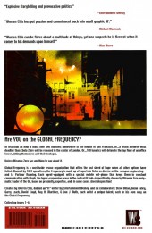 Verso de Global Frequency (2002) -INT1- Planet Ablaze