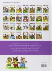 Verso de Mini-Loup (Les albums Hachette) -10a15- Mini-loup à l'école