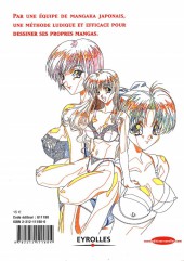 Verso de (DOC) Le Dessin de Manga (Eyrolles) -4- Personnages féminins : attitudes, expressions