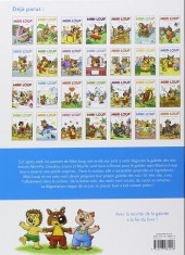 Verso de Mini-Loup (Les albums Hachette) -27a15- Mini-loup et la galette des rois