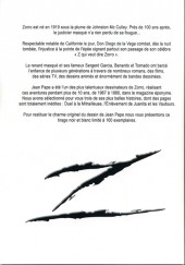 Verso de Zorro (Varou) -1TL- Zorro