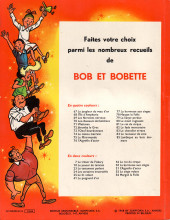 Verso de Bob et Bobette (3e Série Rouge) -84- Le ravisseur de voix