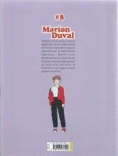Verso de Marion Duval -INT8- Tome 8