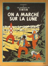 Verso de Tintin (France Loisirs 1987) -8- Objectif Lune / On a marché sur la Lune