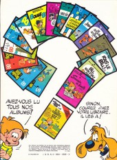 Verso de Boule et Bill -3b1981- 60 gags de boule et bill n°3