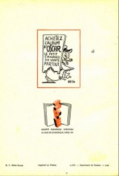 Verso de Bibi Fricotin (1e Série - SPE) (Avant-Guerre) -6a1947- Bibi fricotin détective