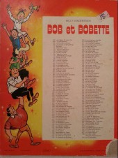 Verso de Bob et Bobette (3e Série Rouge) -124a1982- Le lit volant