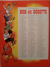Verso de Bob et Bobette (3e Série Rouge) -90b1986- Le poignard d'or
