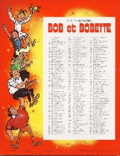 Verso de Bob et Bobette (3e Série Rouge) -111b1988- Le trésor de Beersel