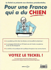 Verso de Le teckel -3- Votez le Teckel