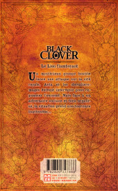 Verso de Black Clover -4- Le lion flamboyant