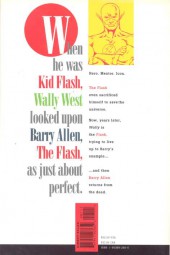 Verso de The flash Vol.2 (1987) -Int1996- Flash: The return of Barry Allen