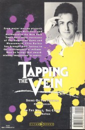 Verso de Tapping the Vein (1989) -2- Clive Barker Tapping the Vein